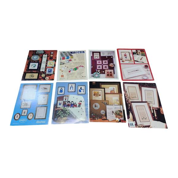 Cross Stitch Books Lot of 8 Various Arts & Crafts Patterns & Designs Needlework - Picture 6 of 6